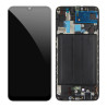 Screen Replacement Compatible with Samsung Galaxy A70 with Frame (Black) (OLED)