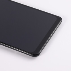 Screen Replacement Compatible with Samsung Galaxy A31 with Frame (Black)