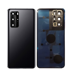 Huawei P40 Pro Compatible Back Glass Replacement with Camera lens (Black)