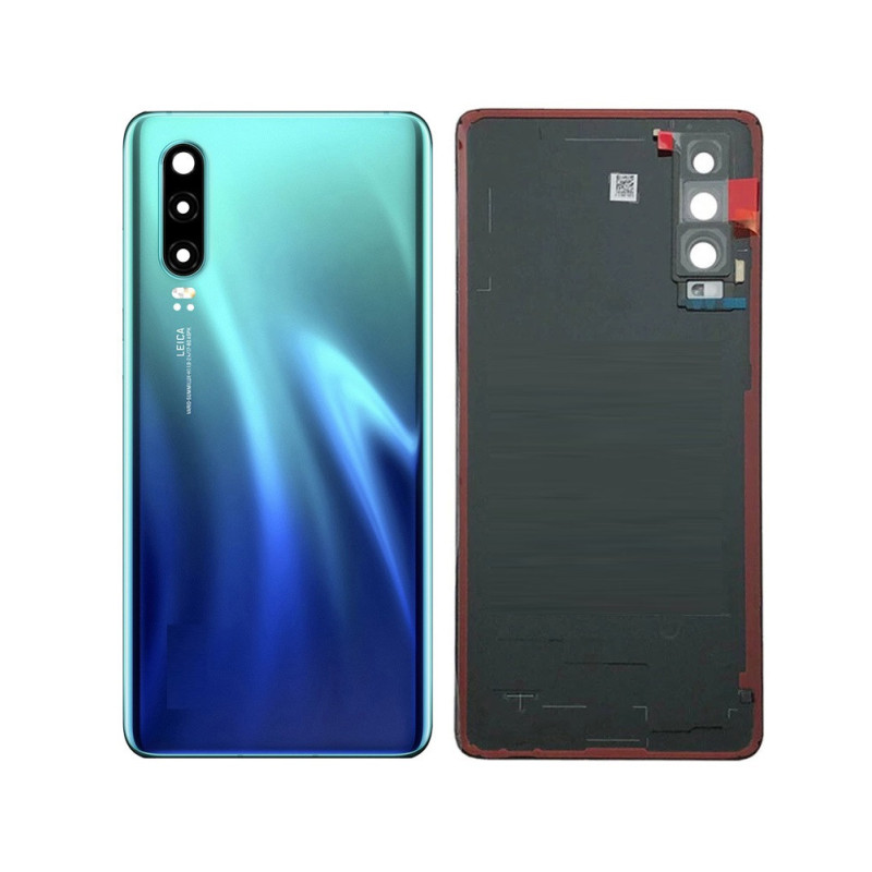 Huawei P30 Compatible Back Glass Replacement with Camera lens (Aurora)