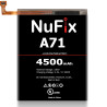 Nufix Battery Replacement for Samsung A71 4500mAh EB-BA715ABY Nufix Battery Replacement for Samsung A71 4500mAh EB-BA715ABY
