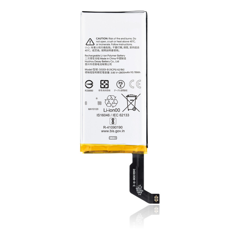Compatible Battery Replacement for Google Pixel 4 G020I-B 2800mAh Compatible Battery Replacement for Google Pixel 4 G020I-B 2800mAh