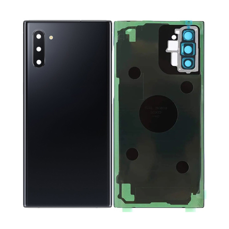 Samsung Galaxy Note 10 Back Glass Replacement with Camera lens (Black) Samsung Galaxy Note 10 Back Glass Replacement with Camera lens (Black)
