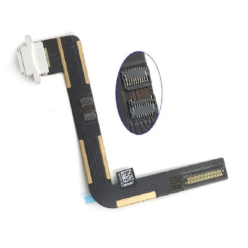 Charging Port Flex Cable Compatible with Apple iPad 5 (White)