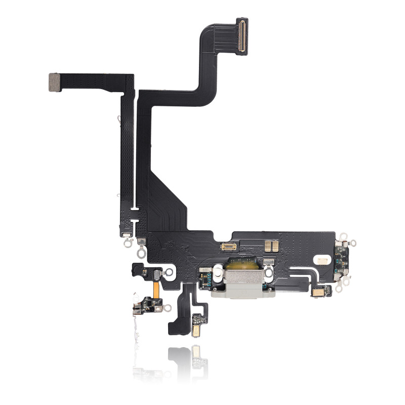 Charging Port Flex Cable Compatible with Apple iPhone 13 Pro (Silver)