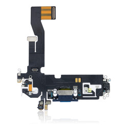 Charging Port Flex Cable Compatible with Apple iPhone 12 / 12 Pro (Blue)