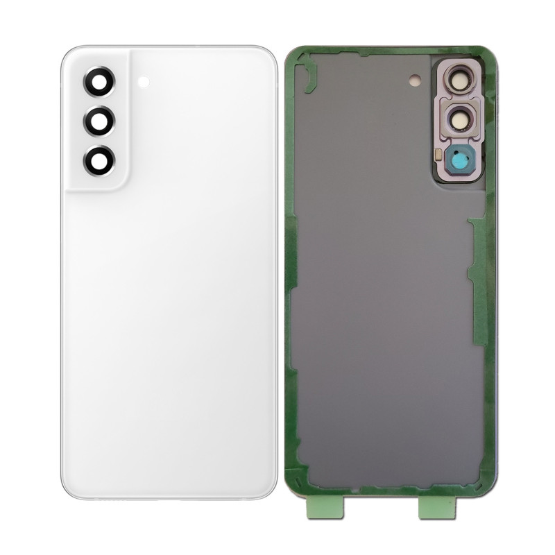 Samsung Galaxy S21 FE Back Glass Replacement with Camera lens (White)